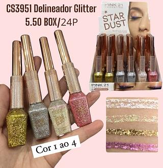 Delineador Glitter(cor sortido)