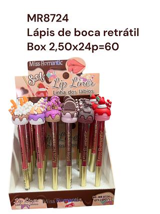 Lápis de boca retrátil