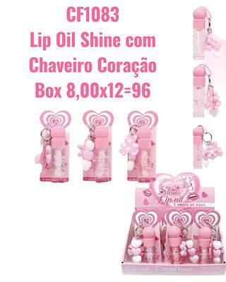 Lip Oil Shine com Chaveiro Coração