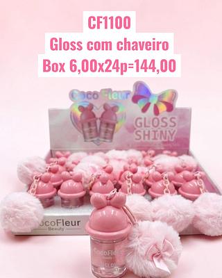Gloss com chaveiro