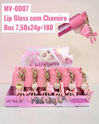 Lip Gloss com Chaveiro
