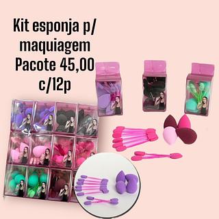 Kit esponja p/ maquiagem