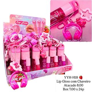 Lip Gloss com Chaveiro