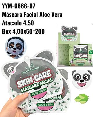 Máscara Facial Aloe Vera(Panda)