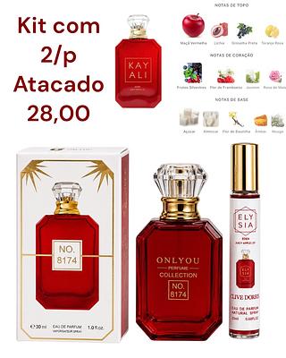Kit perfume c/2 peças(éden juicy Apple)