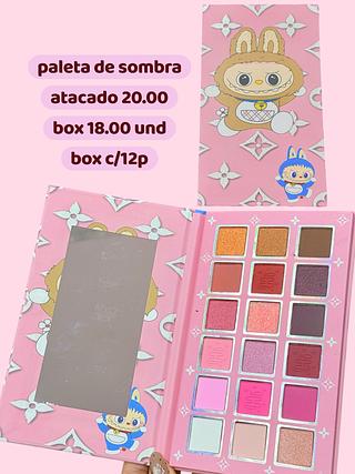 paleta de sombra 18 cores