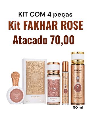 Kit FAKHAR ROSE c/4 pecas