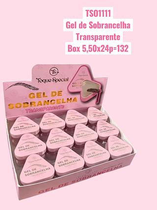 gel de sobrancelha transparente