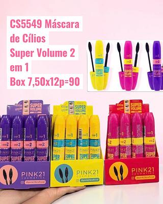 Máscara de Cílios Super Volume 2 em 1