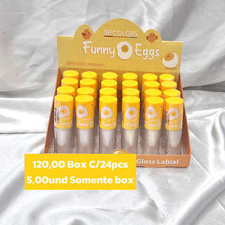 gloss labial box com 24pçs