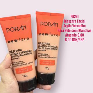 Máscara Facial Argila Vermelha Para Pele com Manchas