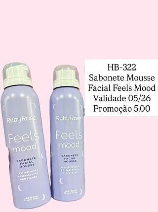 Sabonete Mousse Facial Feels Mood Validade 05/26