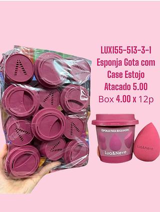 Esponja Cota com Case Estojo