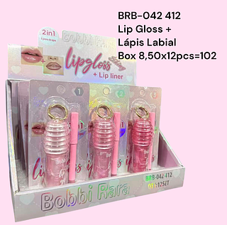 Lip Gloss + Lápis Labial