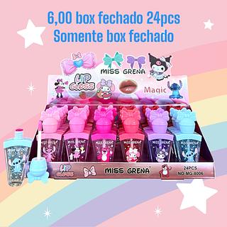 gloss personagem(cor sortido)