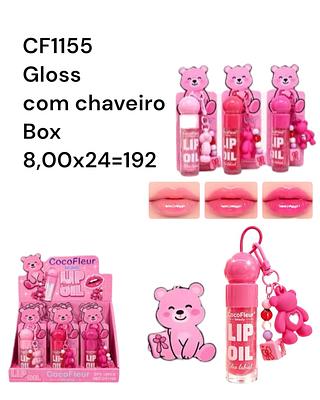 Gloss com chaveiro