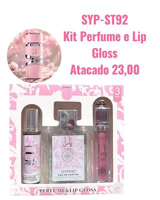 Kit Perfume e Lip Gloss Yara