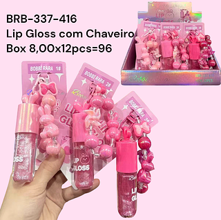 Lip Gloss com Chaveiro