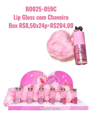 Lip Gloss com Chaveiro
