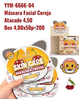 Máscara Facial Cereja (Macaco)