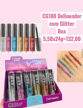 Delineador com Glitter