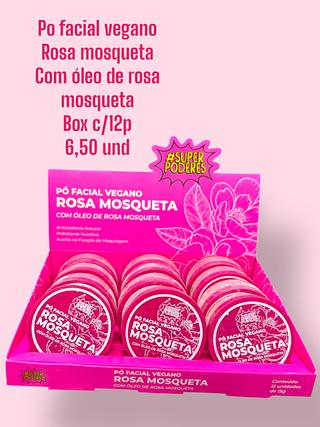 Po facial vegano Rosa mosqueta Com óleo de rosa mosqueta