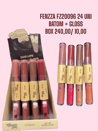 2 em 1 -batom + gloss -cheiro chocolate