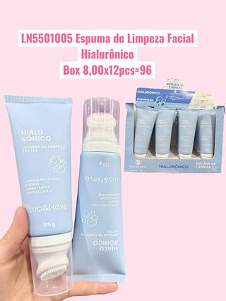 Espuma de Limpeza Facial Hialurônico