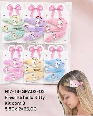 Presilha hello kitty