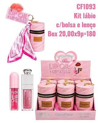 Kit lábio c/bolsa e lenço