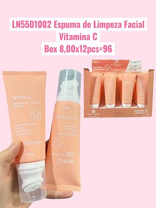 Espuma de Limpeza Facial Vitamina C