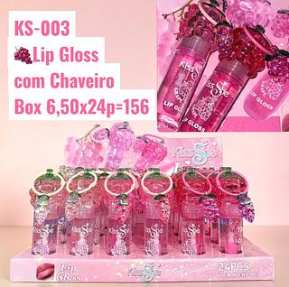 Lip Gloss com Chaveiro
