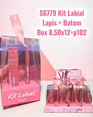 Kit Labial Lapis + Batom