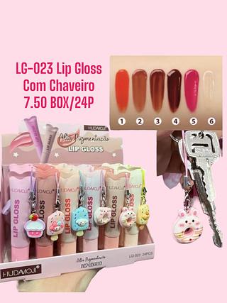 Lip Gloss Com Chaveiro(cor sortido)