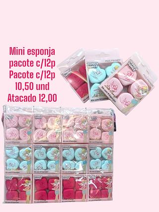 mini esponja kit com 8 esponja -LOLA BUNNY
