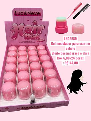 Gel modelador para usar no cabelo efeito desembaraça e alisa