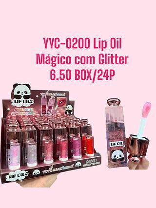 Lip Oil Mágico com Glitter(cor sortido)