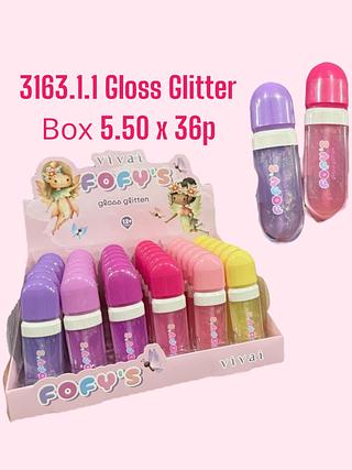 Gloss Glitter(cor sortido)