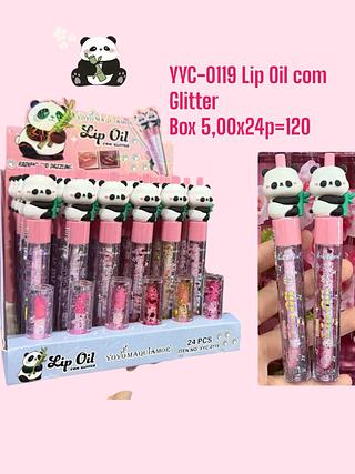 Lip Oil com Glitter