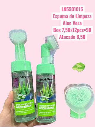 Espuma de Limpeza Aleo Vera