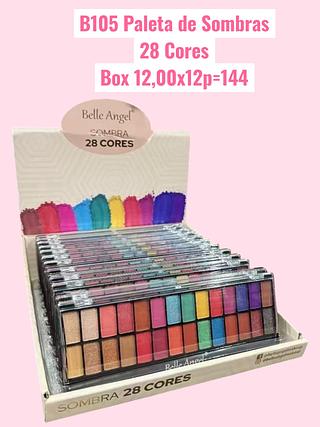 Paleta de Sombras 28 Cores
