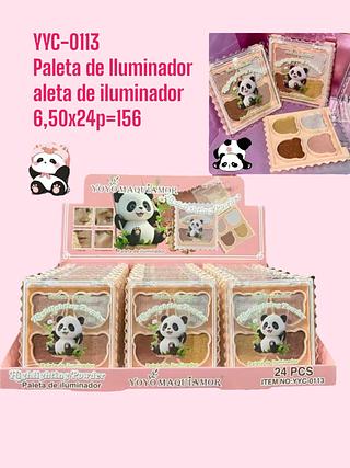 Paleta de lluminador aleta de iluminador