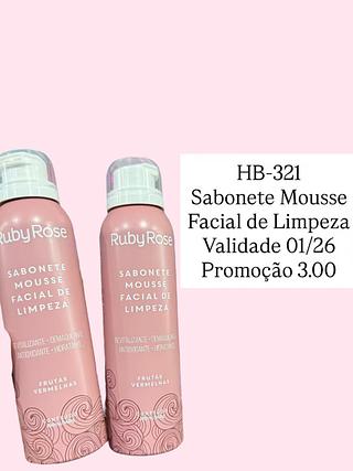 Sabonete Mousse Facial de Limpeza Validade 01/26