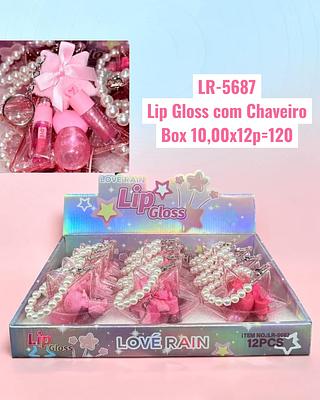 Lip Gloss com Chaveiro