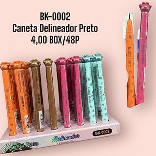 Caneta Delineador Preto(sor sortido)