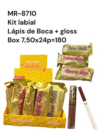 Kit labial Lápis de Boca + gloss