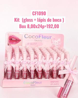 Kit (gloss + lápis de boca)