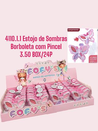 Estojo de Sombras Borboleta com Pincel