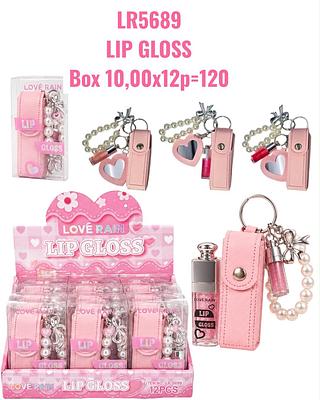 Lip gloss com bolsinha