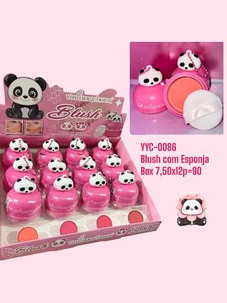 Blush com Esponja ( cor sortido)